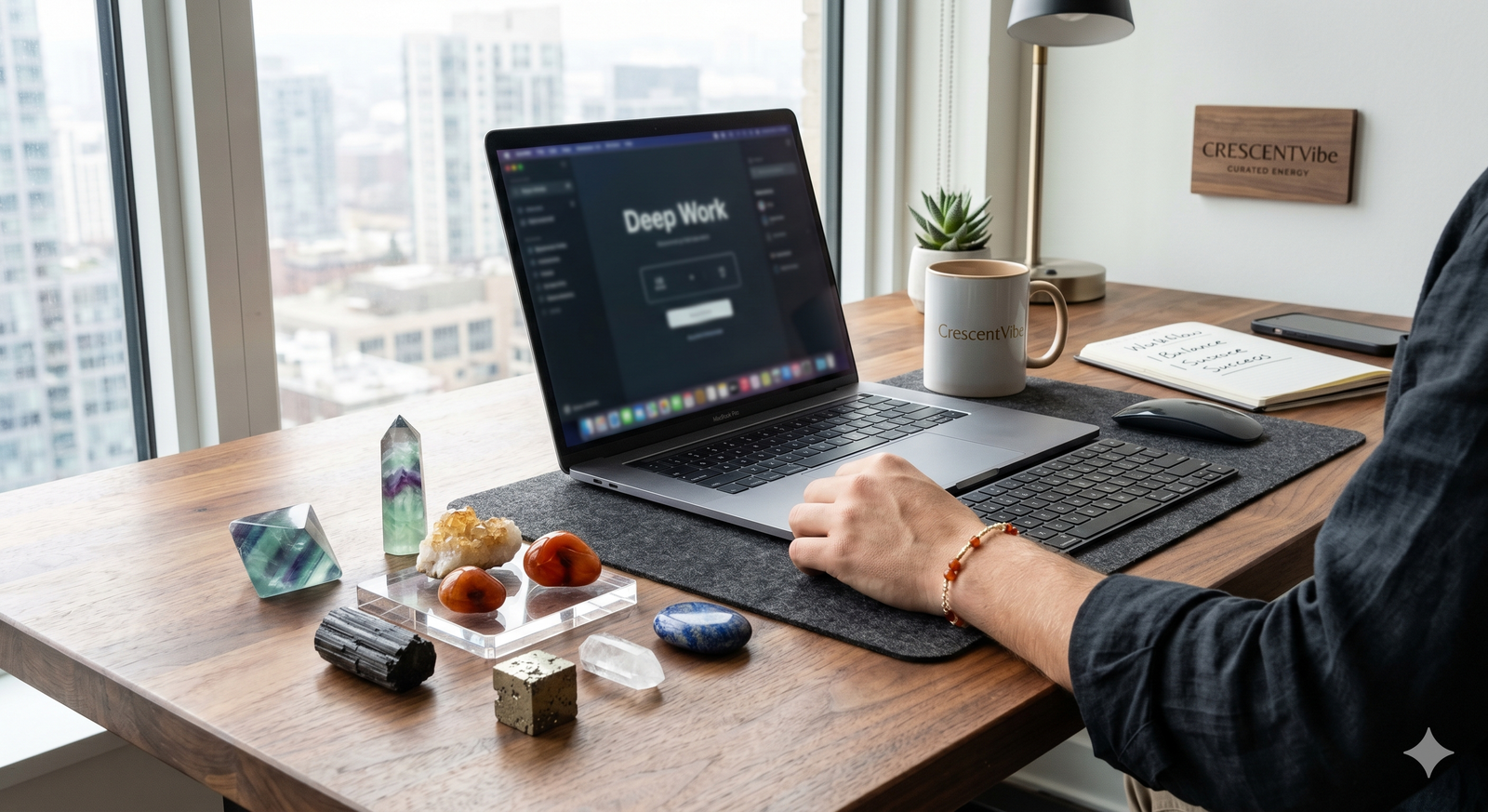 The High-Performance Desk: 7 Best Crystals for Work Success & Productivity
